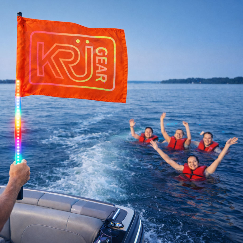 Illuminated Boat Safety Flag