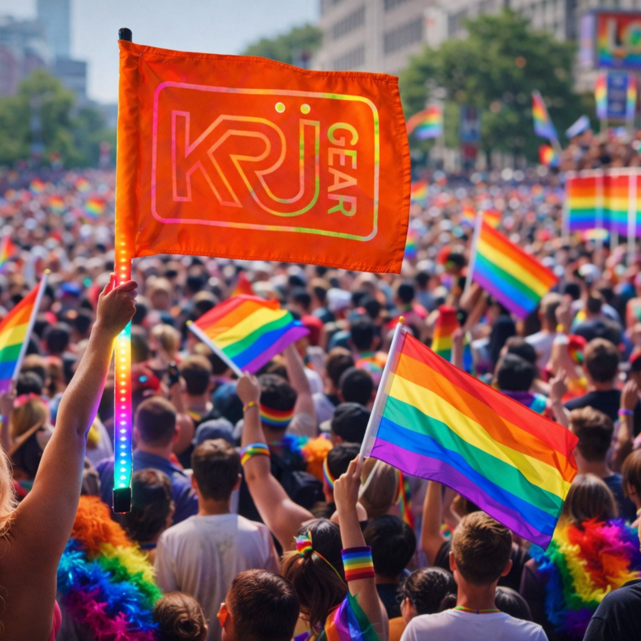 Illuminated Boat Safety Flag