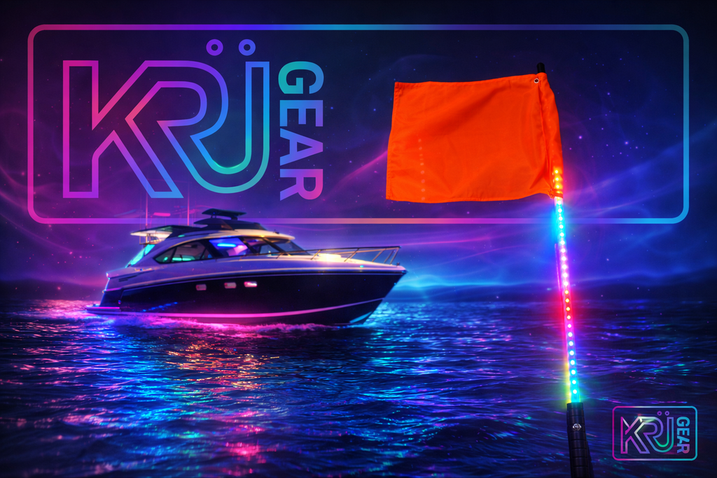 Illuminated Boat Safety Flag